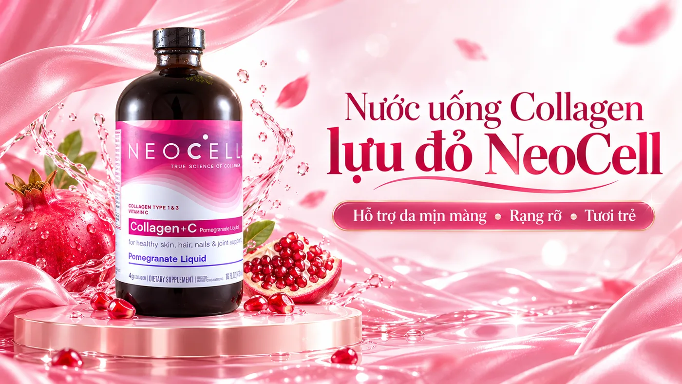 Nước uống Collagen lựu đỏ Neocell Beauty Infusion - Trải nghiệm thực tế