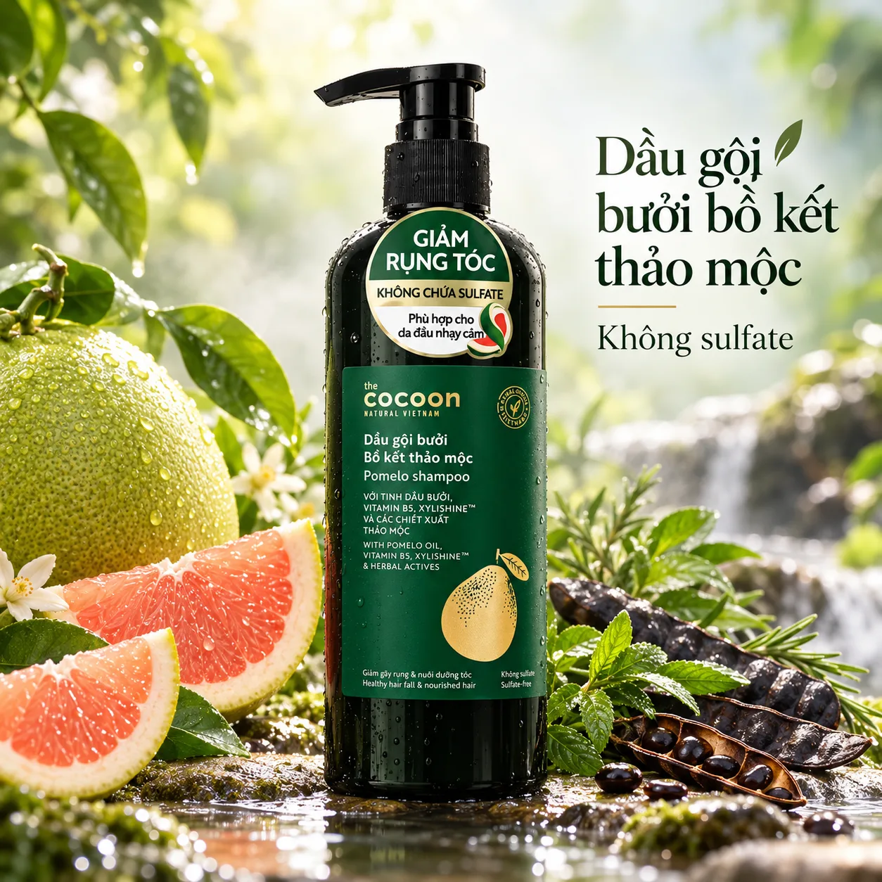 Dầu Gội Bưởi Cocoon Không Sulfate