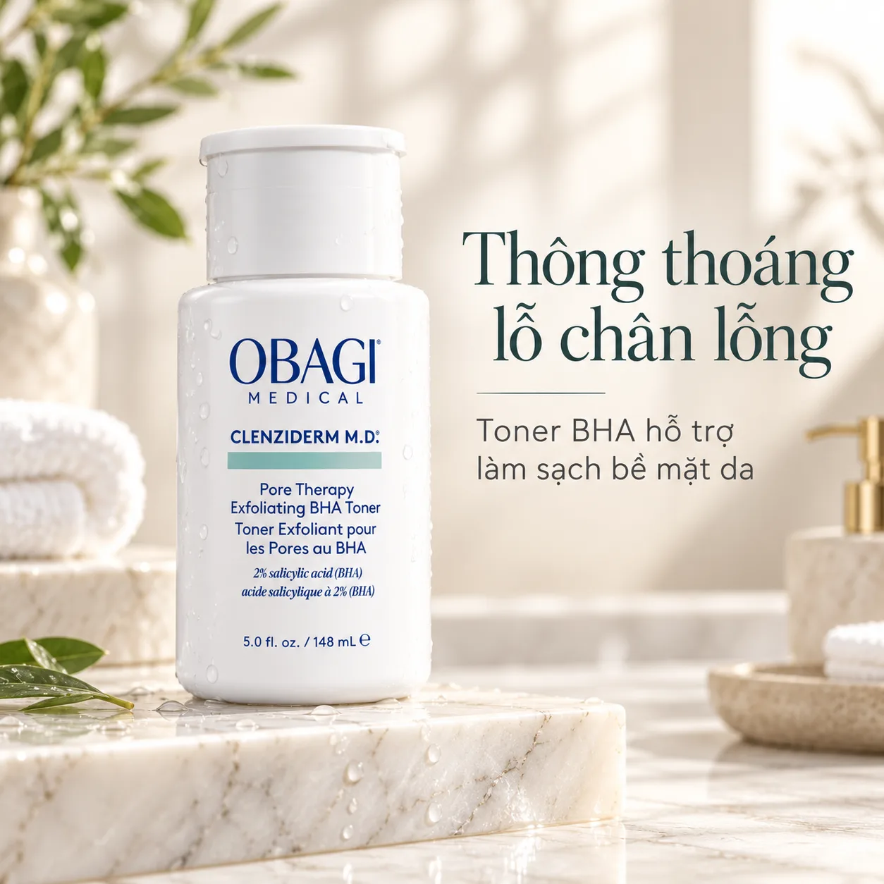Dung Dịch Obagi Clenziderm MD Pore Therapy 2% BHA