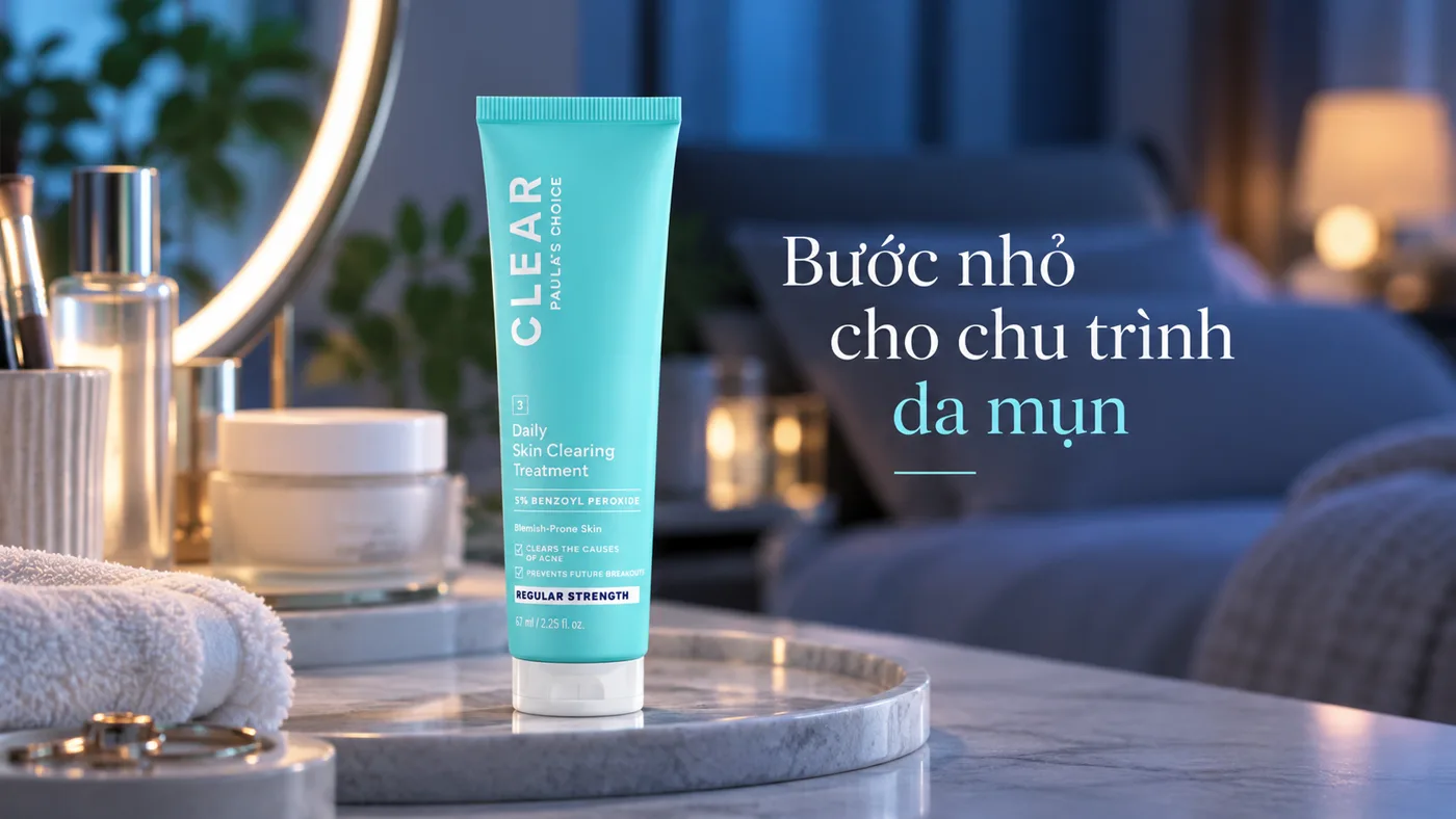 Gel chấm mụn Paula's Choice CLEAR Regular Strength 2.5% BP - Cơ chế tác động hoạt chất sinh học