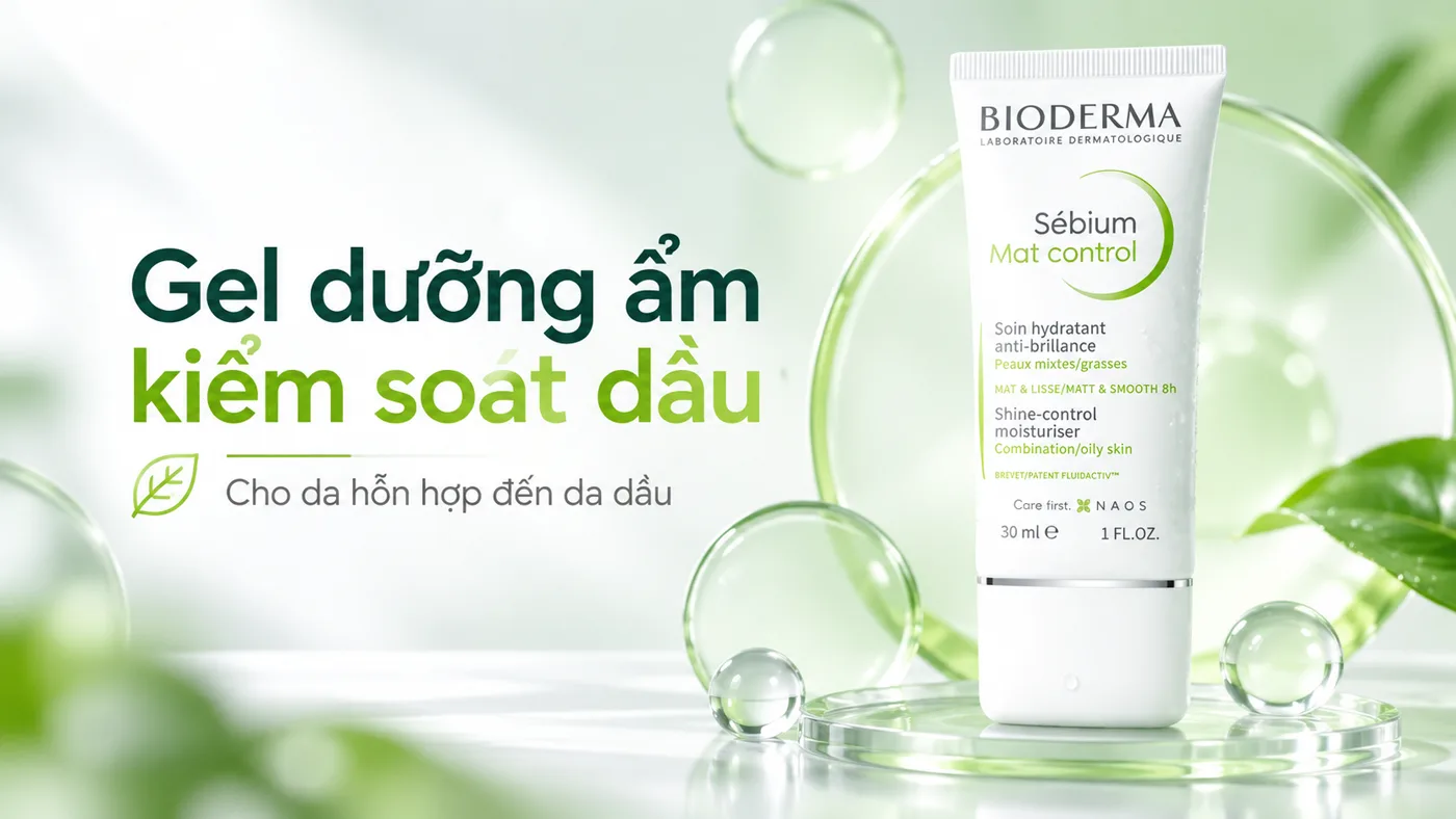 Gel dưỡng ẩm kiềm dầu Bioderma Sébium Mat Control - Trải nghiệm thực tế
