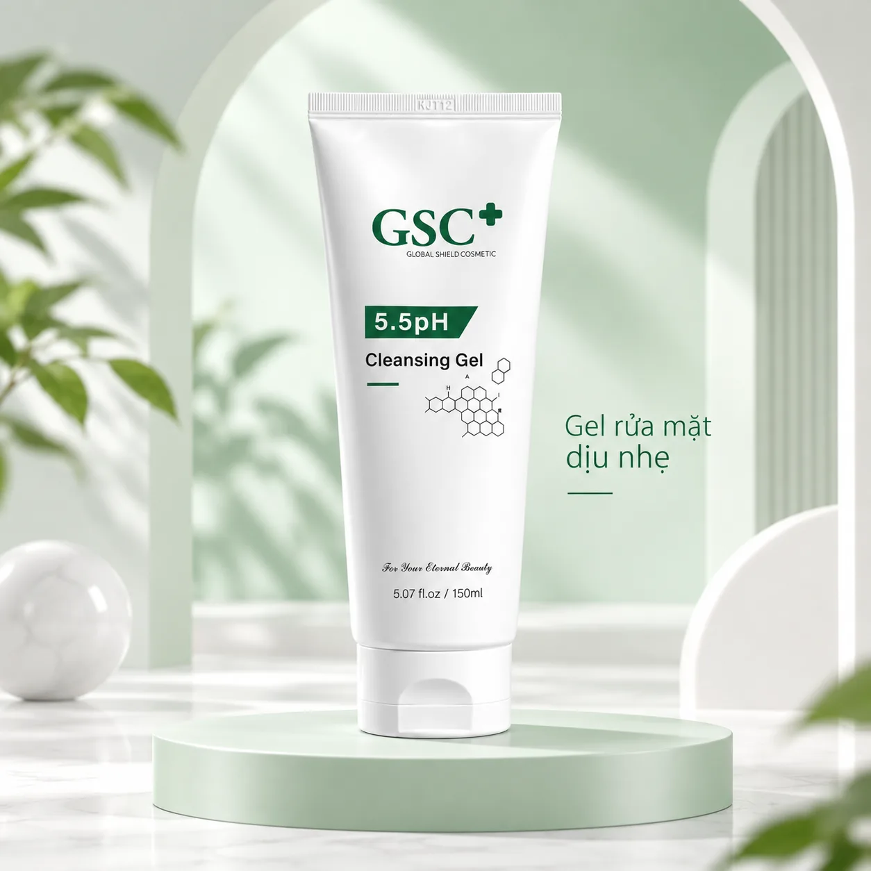 Gel Rửa Mặt GSC 5.5 pH Dịu Nhẹ Cân Bằng