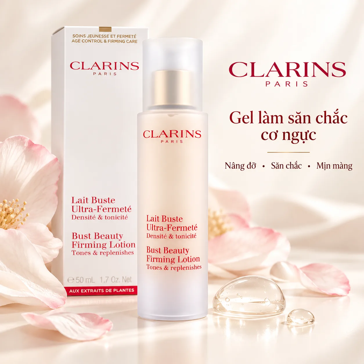 Gel Săn Chắc Ngực Clarins Bust Beauty Extra-Lift
