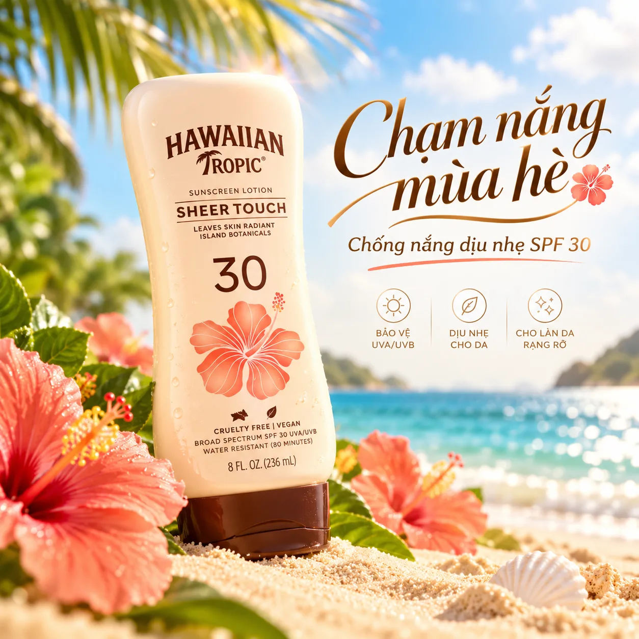 Hawaiian Tropic Zero-Gravity Facial Sunscreen SPF30