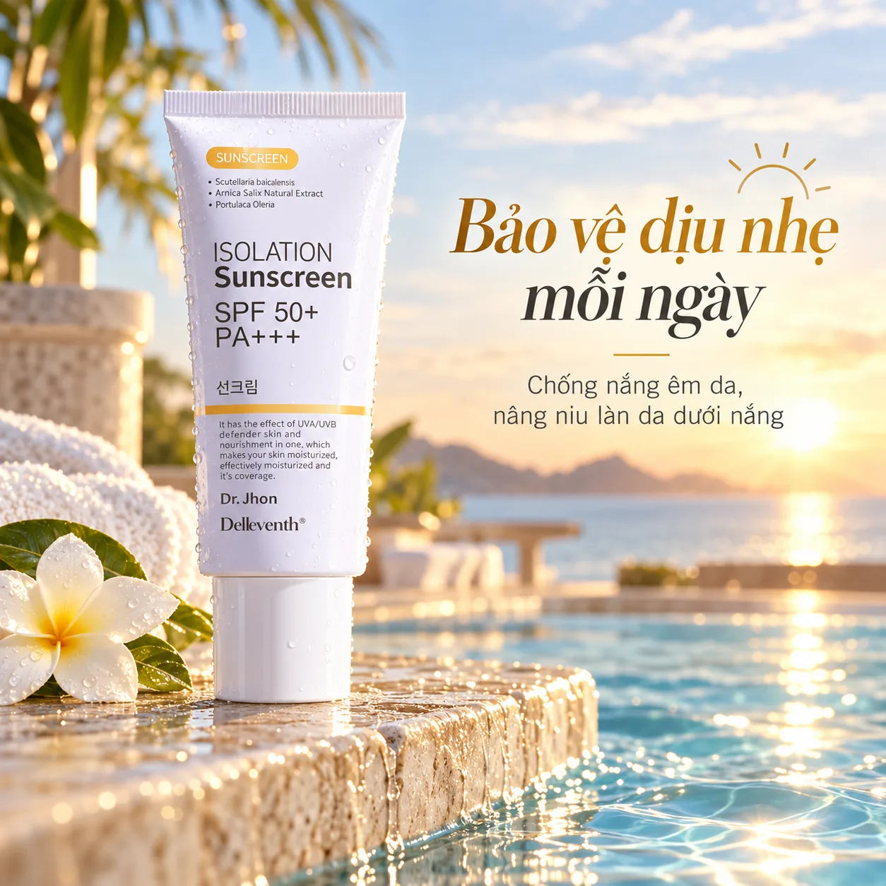Review Kem Chống Nắng Plant Doctor Isolation Sunscreen SPF50+: Giải Mã Màng Lọc Thực Vật Kháng Mồ Hôi