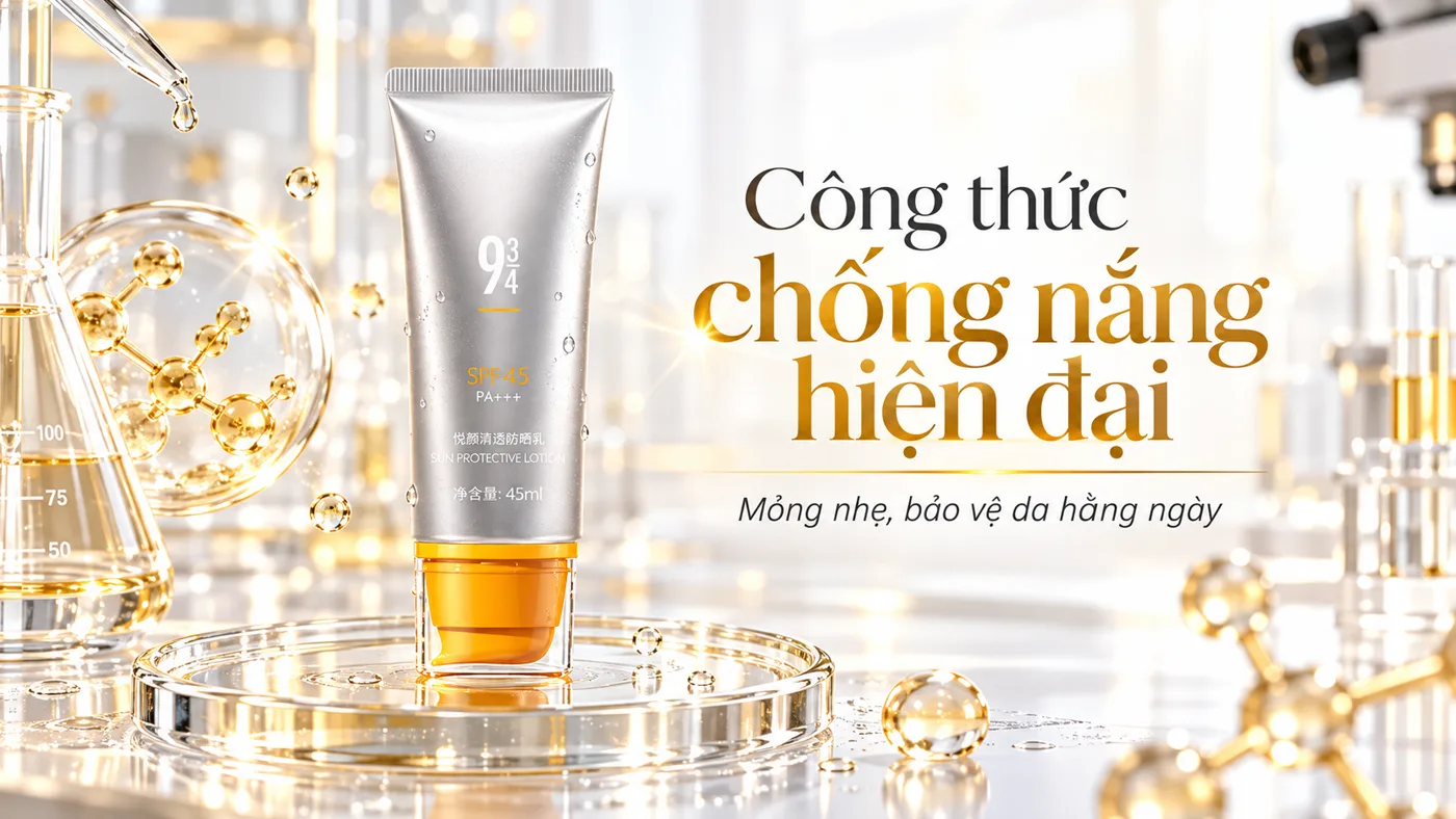 Trải nghiệm kem chống nắng cảm giác nước Yueyan 943 Clear Water Feeling