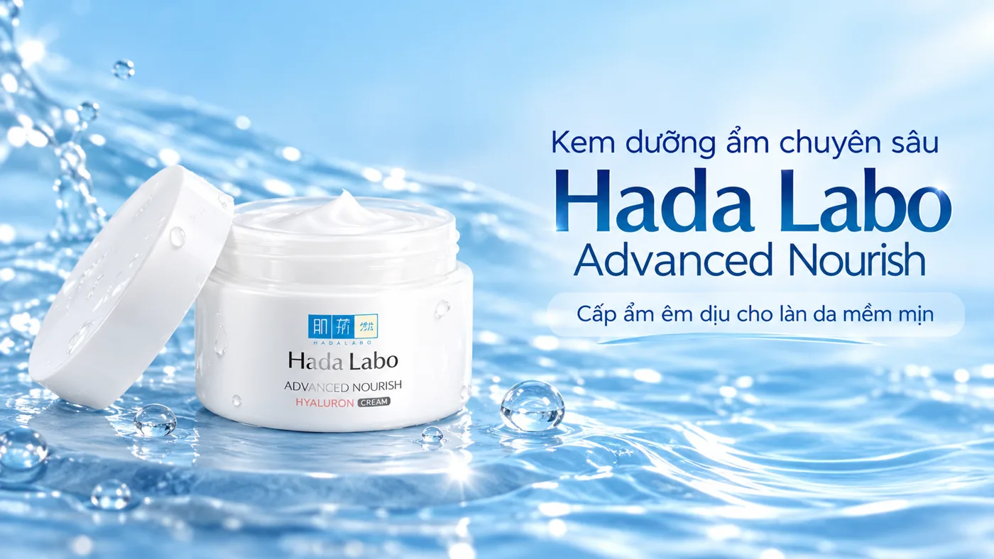 Kem dưỡng ẩm chuyên sâu Hada Labo Advanced Nourish - Trải nghiệm thực tế