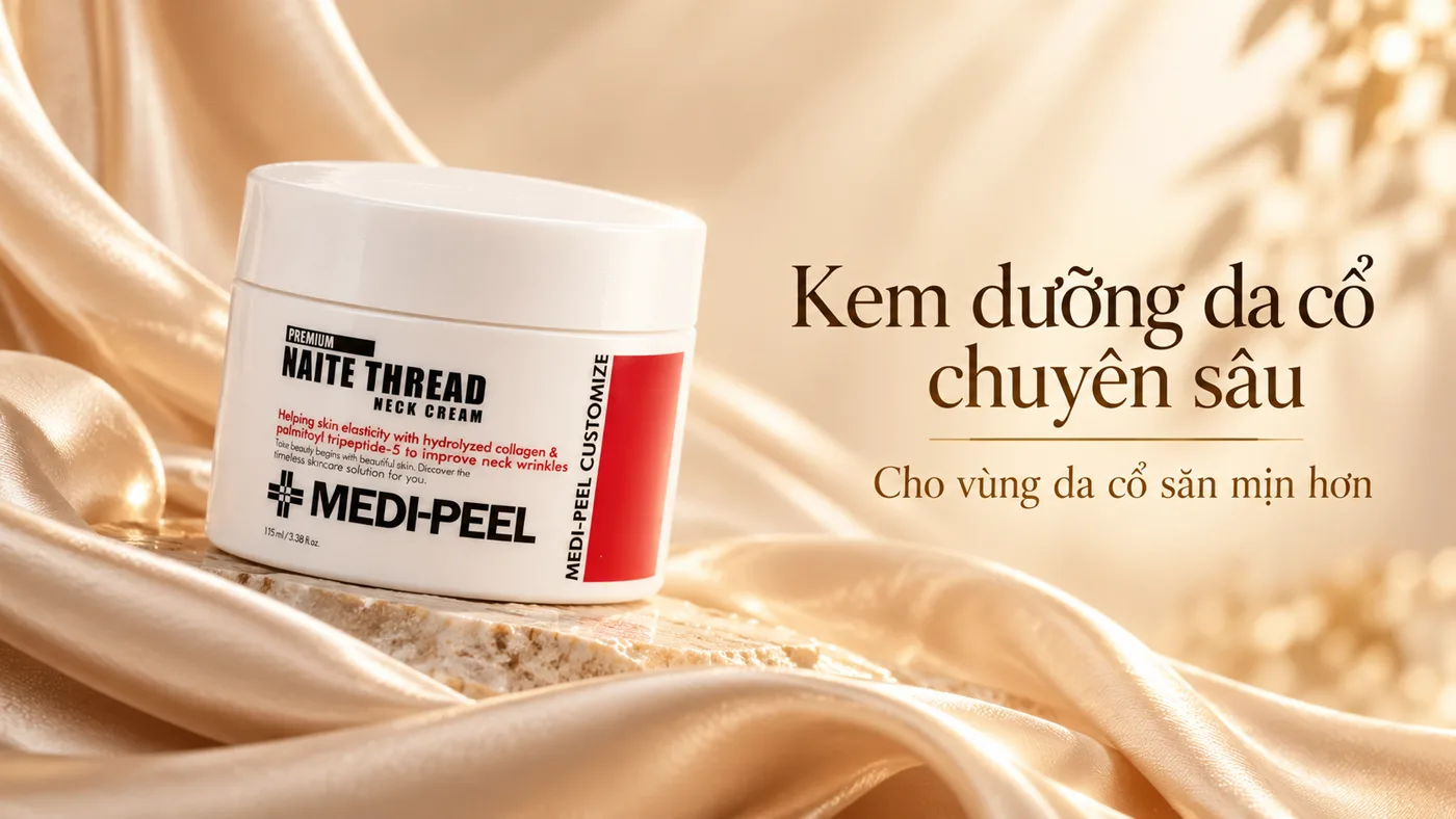 Kem dưỡng da cổ Medi-Peel Naite Thread Neck Cream - Trải nghiệm thực tế