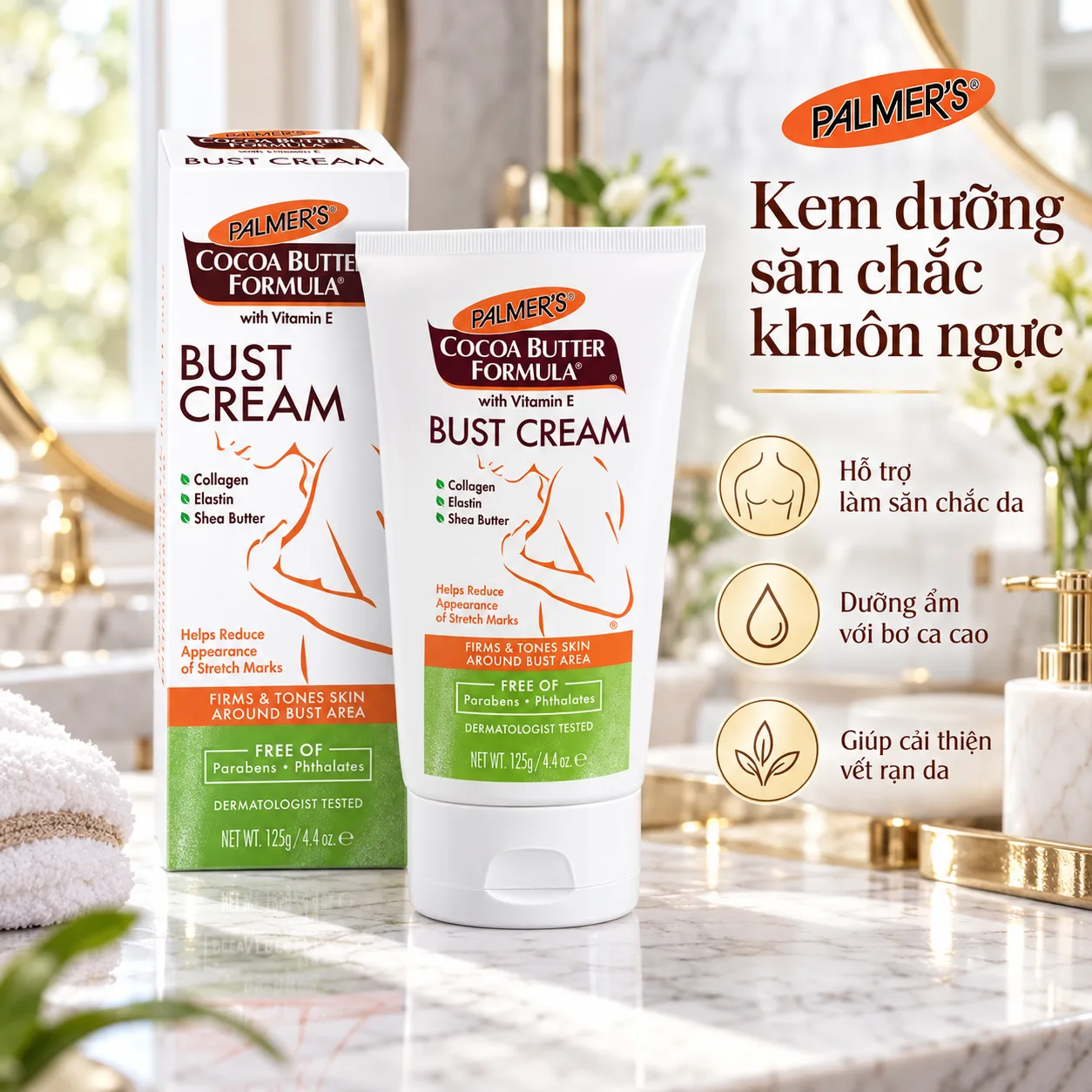 Kem Săn Chắc Ngực Palmer's Cocoa Butter