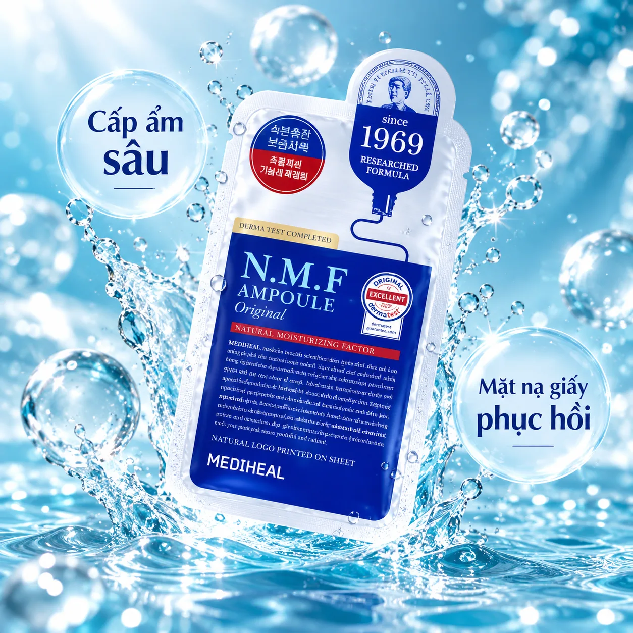 Mặt Nạ Mediheal N.M.F Aquaring Ampoule