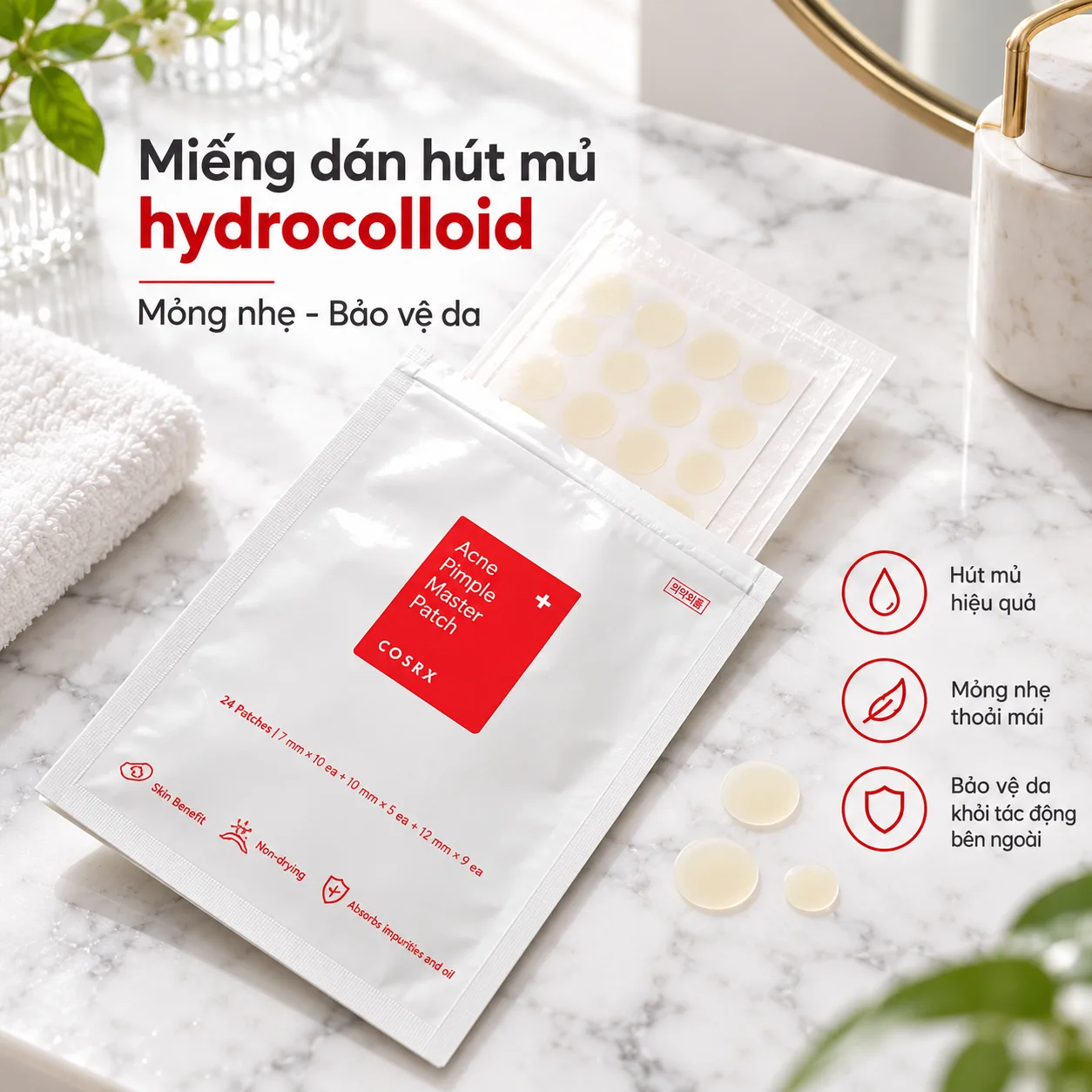 Miếng Dán Mụn Cosrx Acne Pimple Master