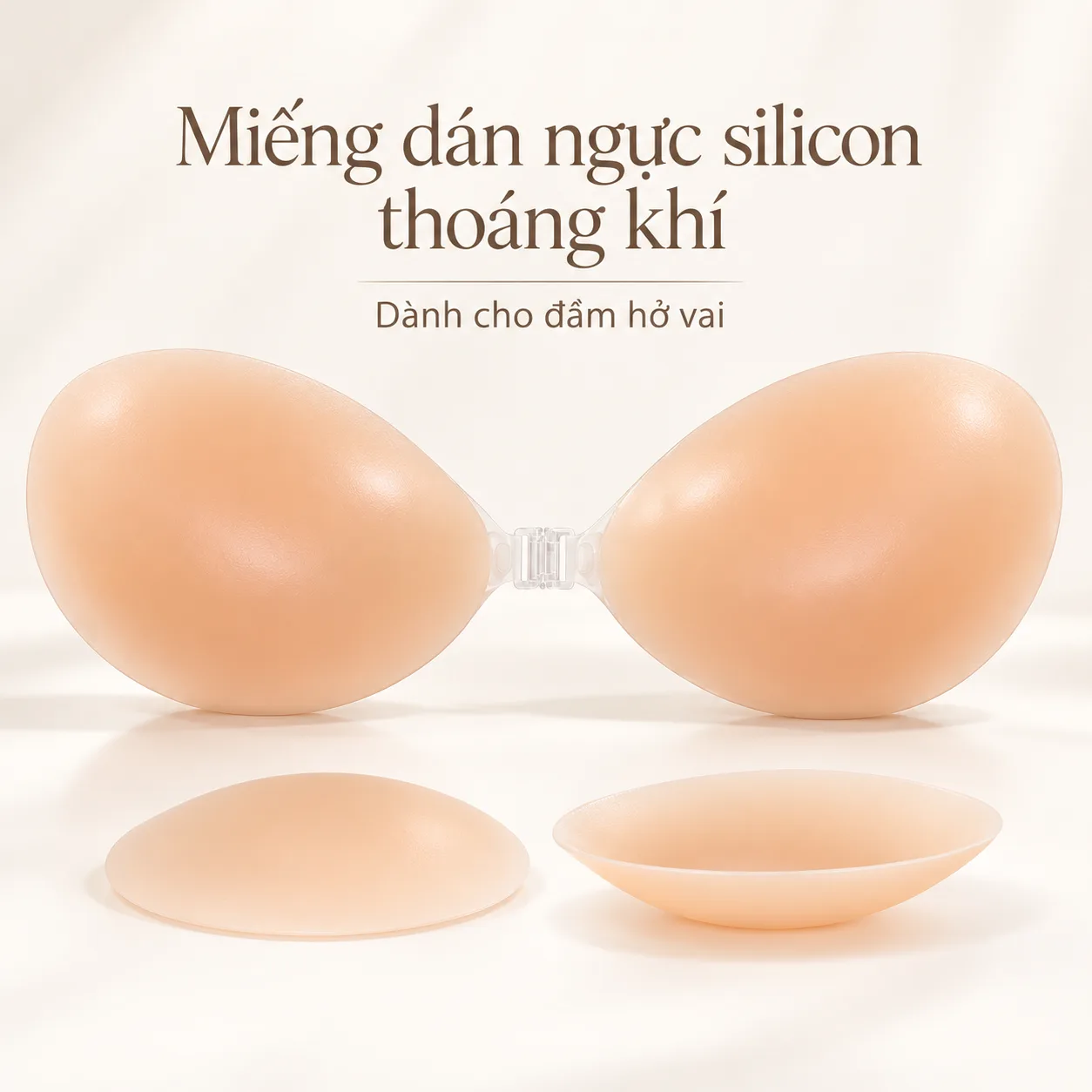 Miếng Dán Ngực Silicon Thoáng Khí