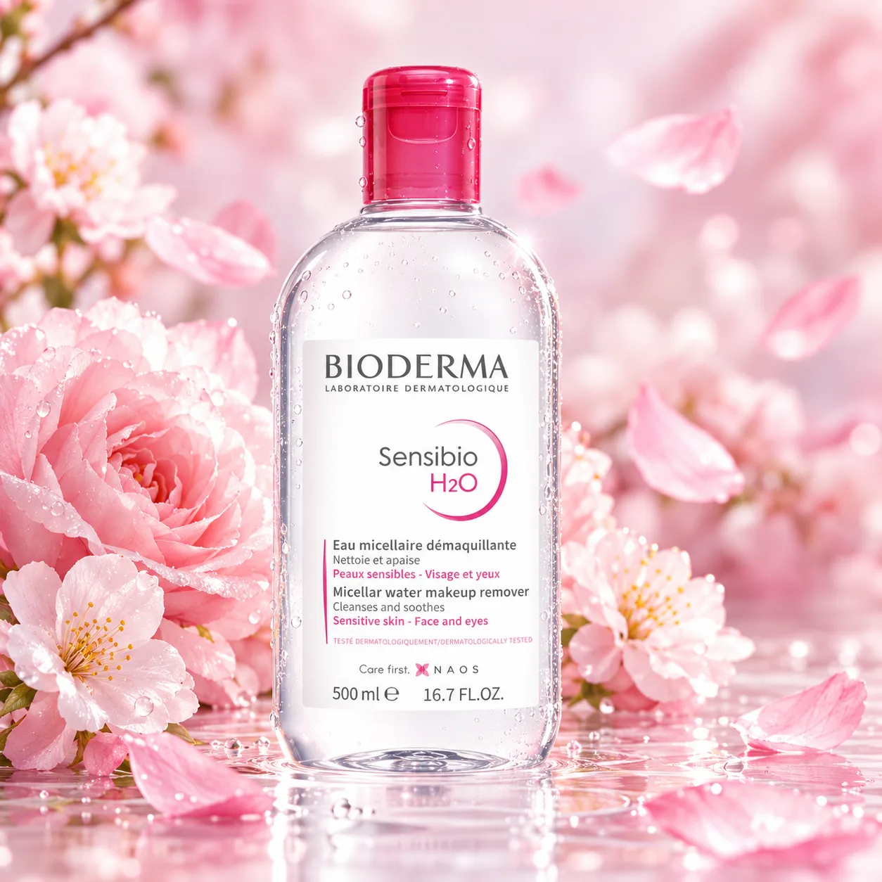 nước tẩy trang bioderma hồng - Trải nghiệm làm sạch và làm dịu (Bioderma)