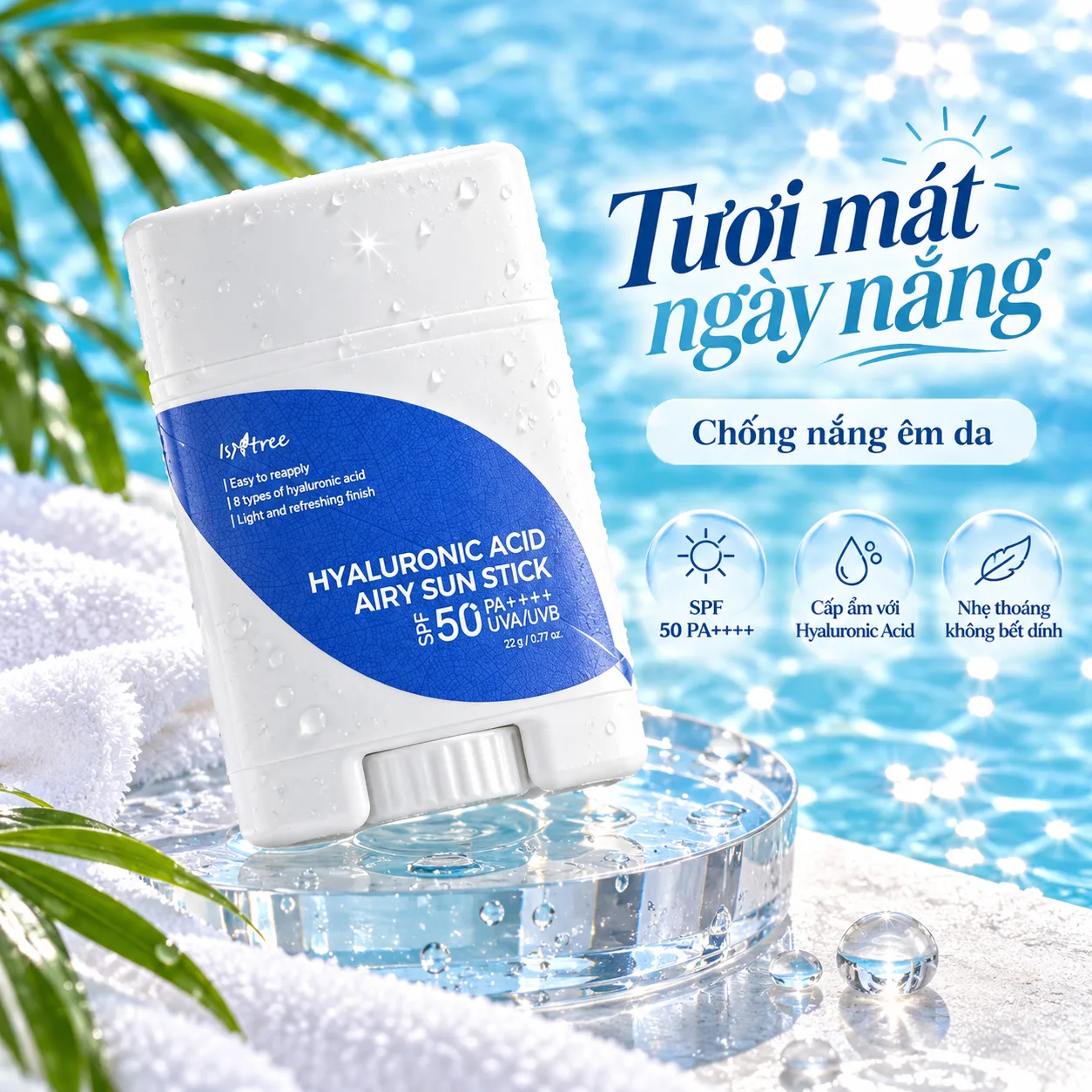 Sáp Chống Nắng Hyaluronic Acid Sun Stick 22g SPF50+