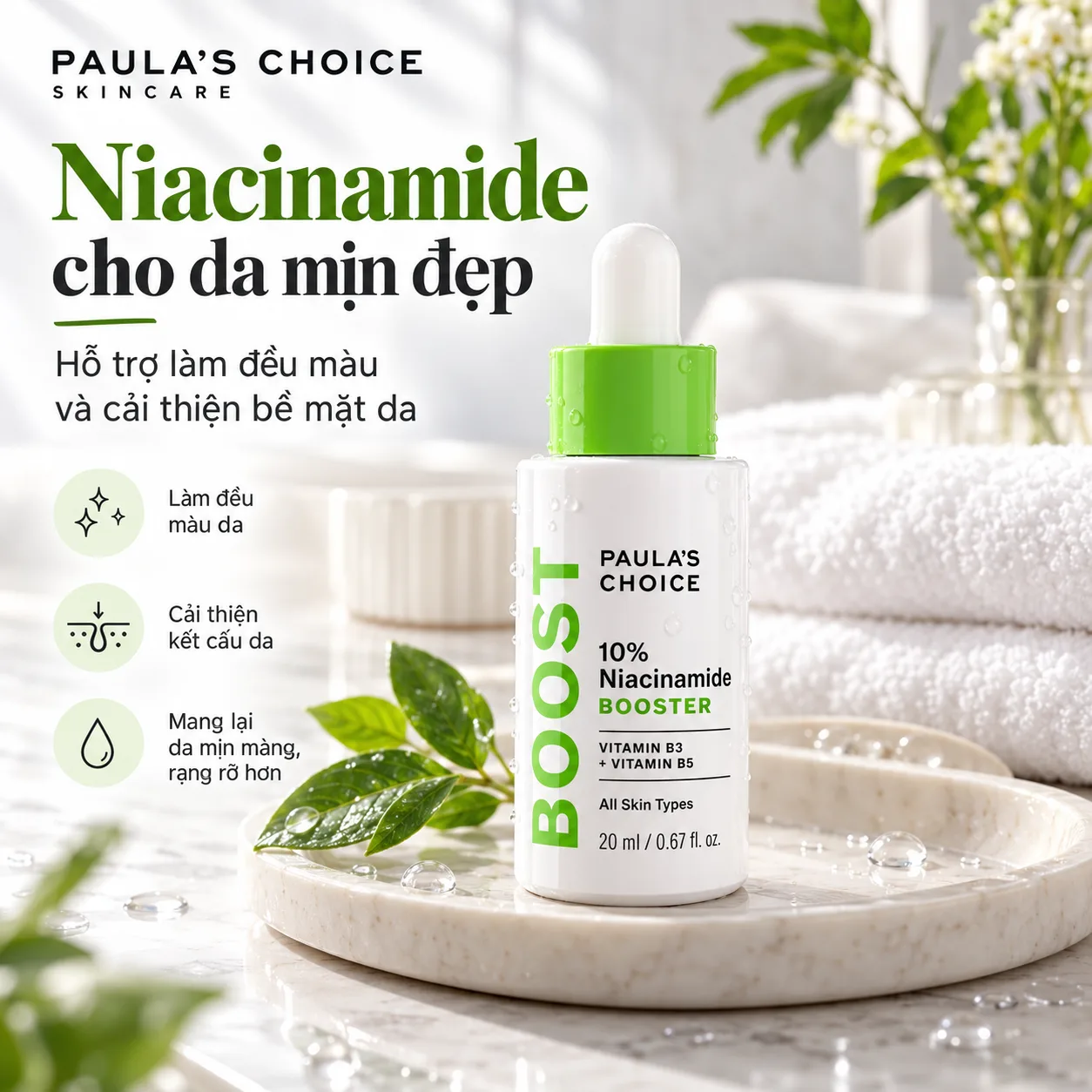 Tinh Chất Paula's Choice 10% Niacinamide Booster