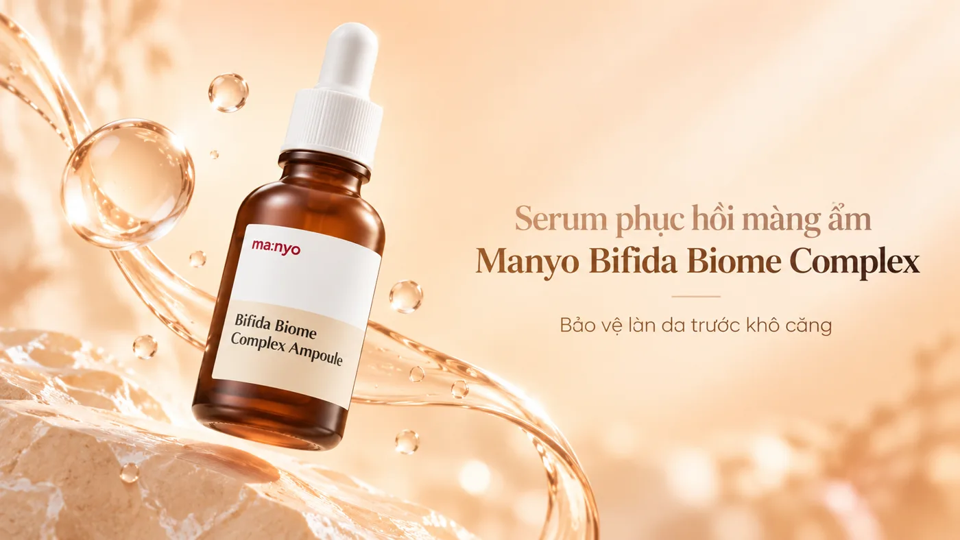 Serum phục hồi Manyo Bifida Biome Complex Ampoule - Trải nghiệm thực tế