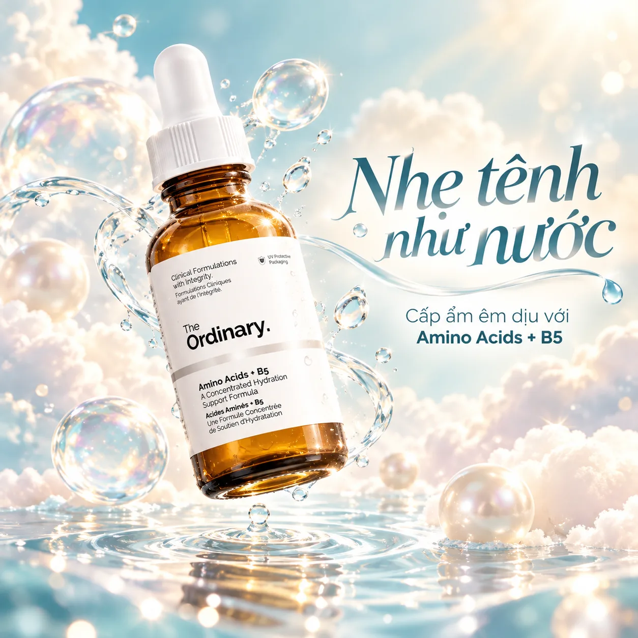 the ordinary amino acids b5 - Minh họa cơ chế hoạt chất sinh học (The Ordinary)
