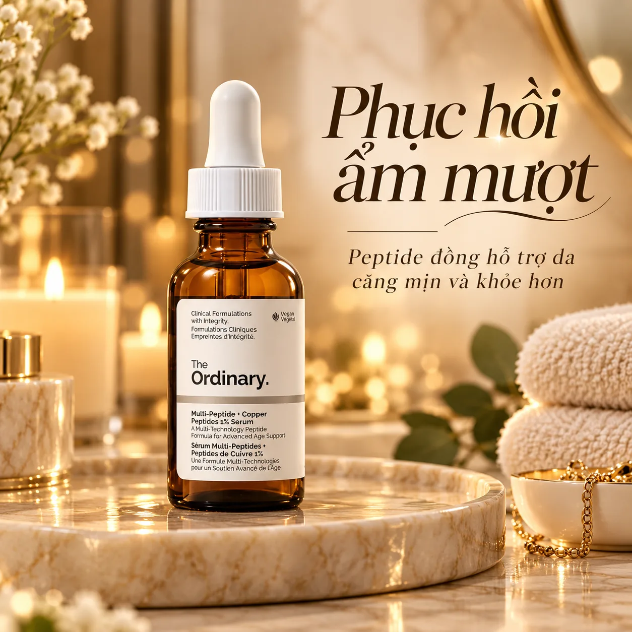 Tinh Chất The Ordinary Multi-Peptide + Copper Peptides 1%