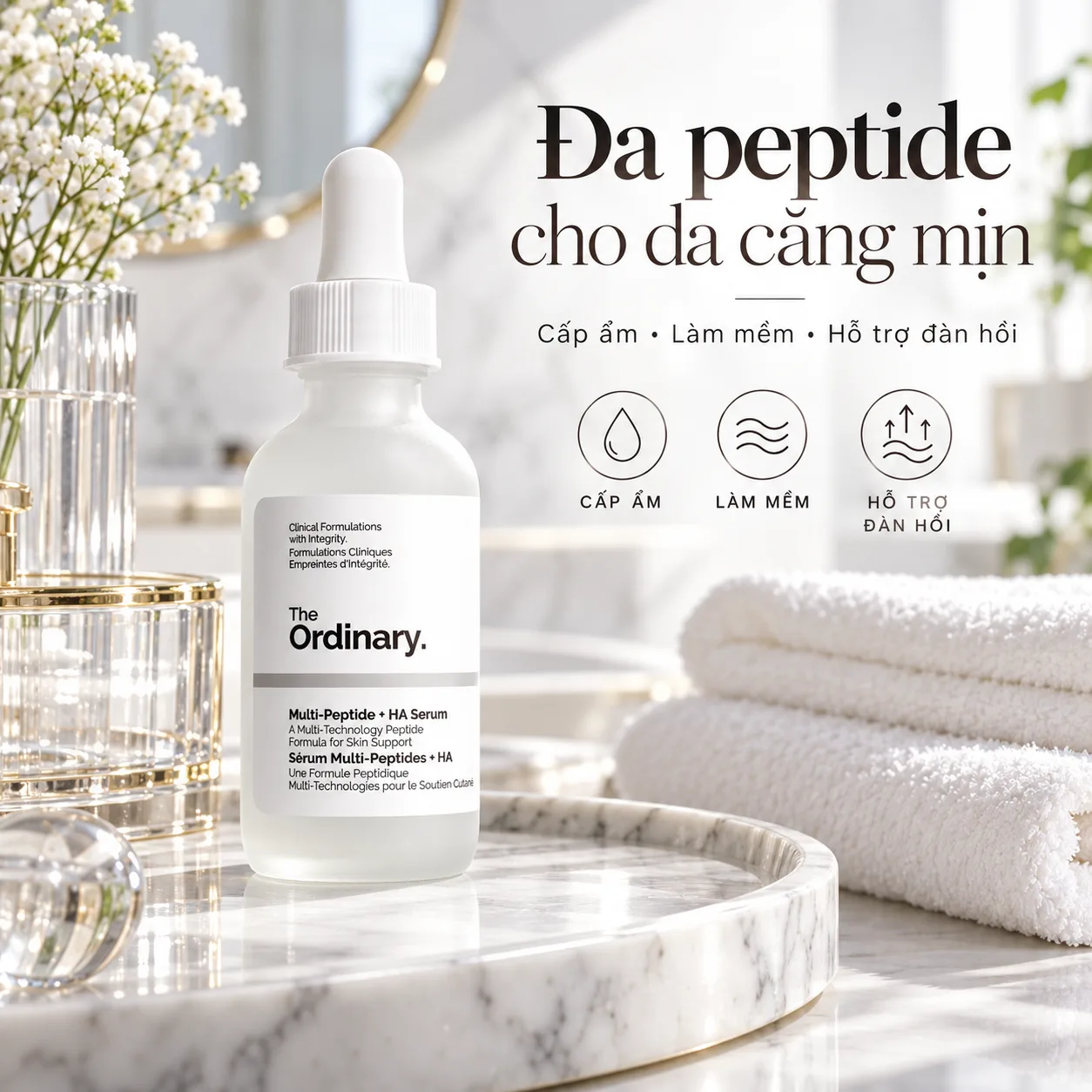 Tinh Chất The Ordinary Multi-Peptide + HA Serum (Buffet)