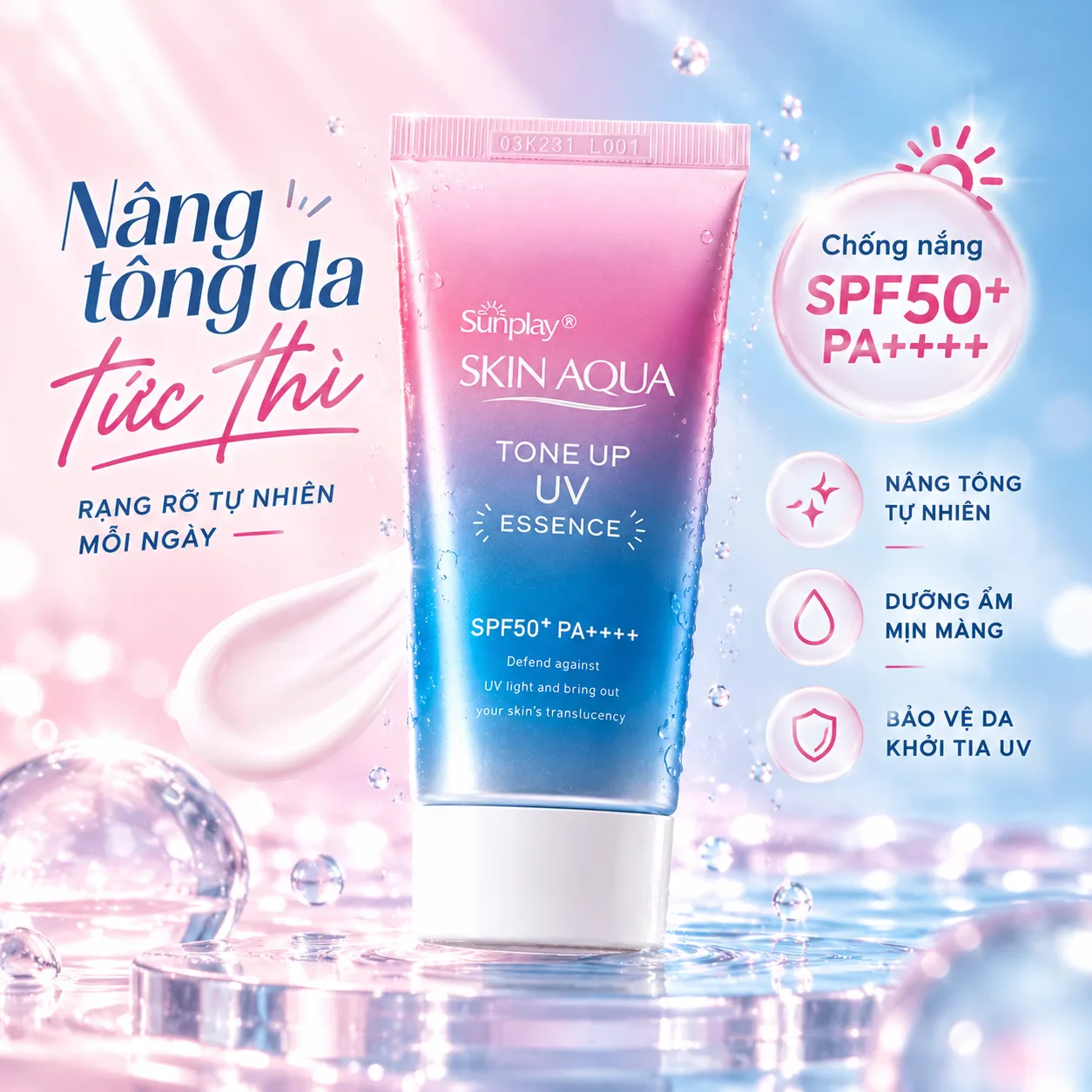 Sữa Chống Nắng Sunplay Skin Aqua Tone Up UV Milk