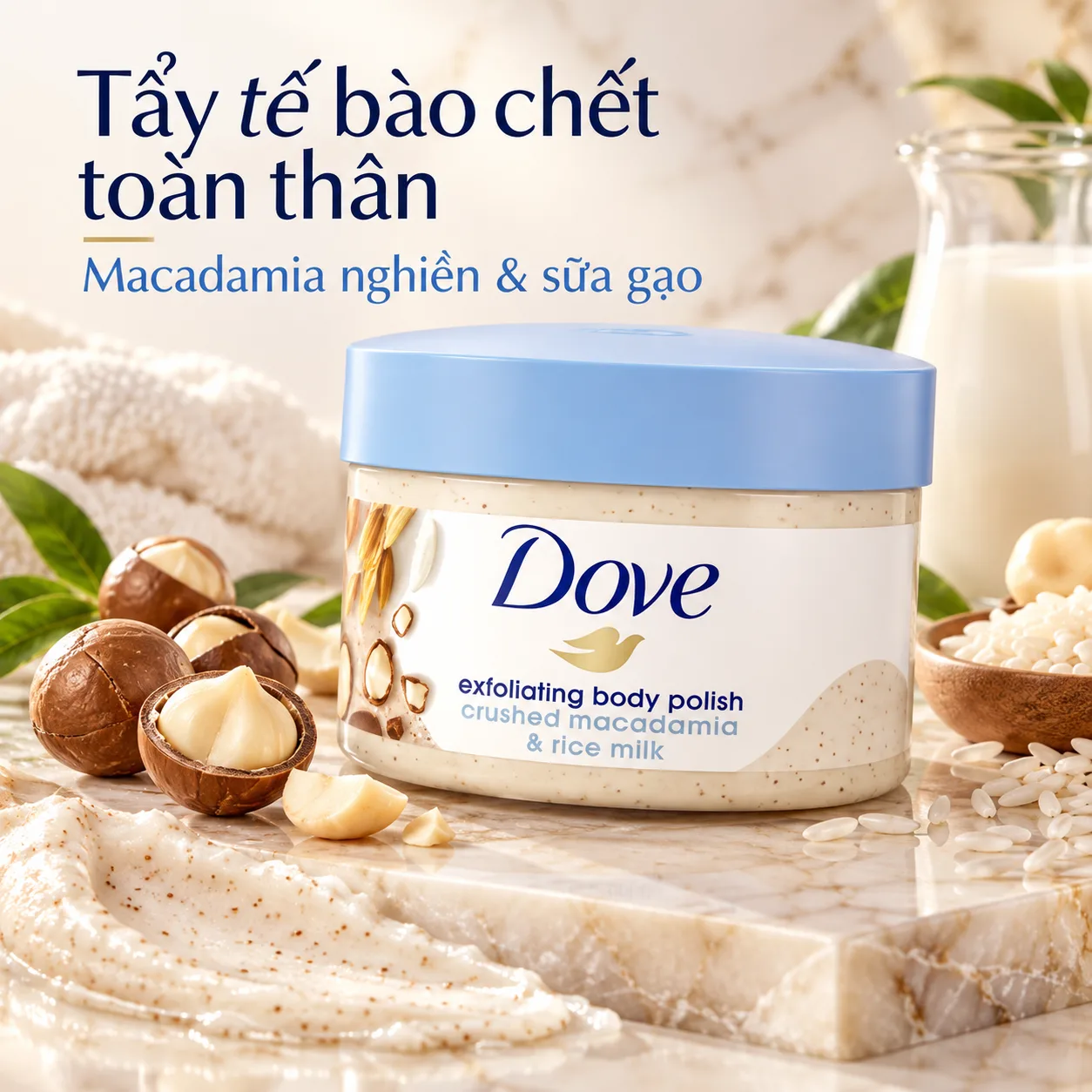 Tẩy Tế Bào Chết Body Dove Exfoliating Polish
