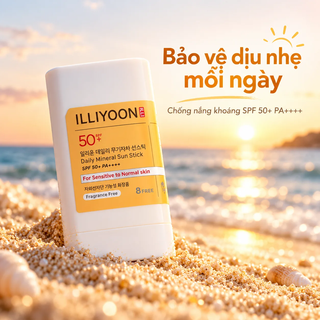 Thỏi Sáp Chống Nắng ILLIYOON Mild SunStick SPF50+