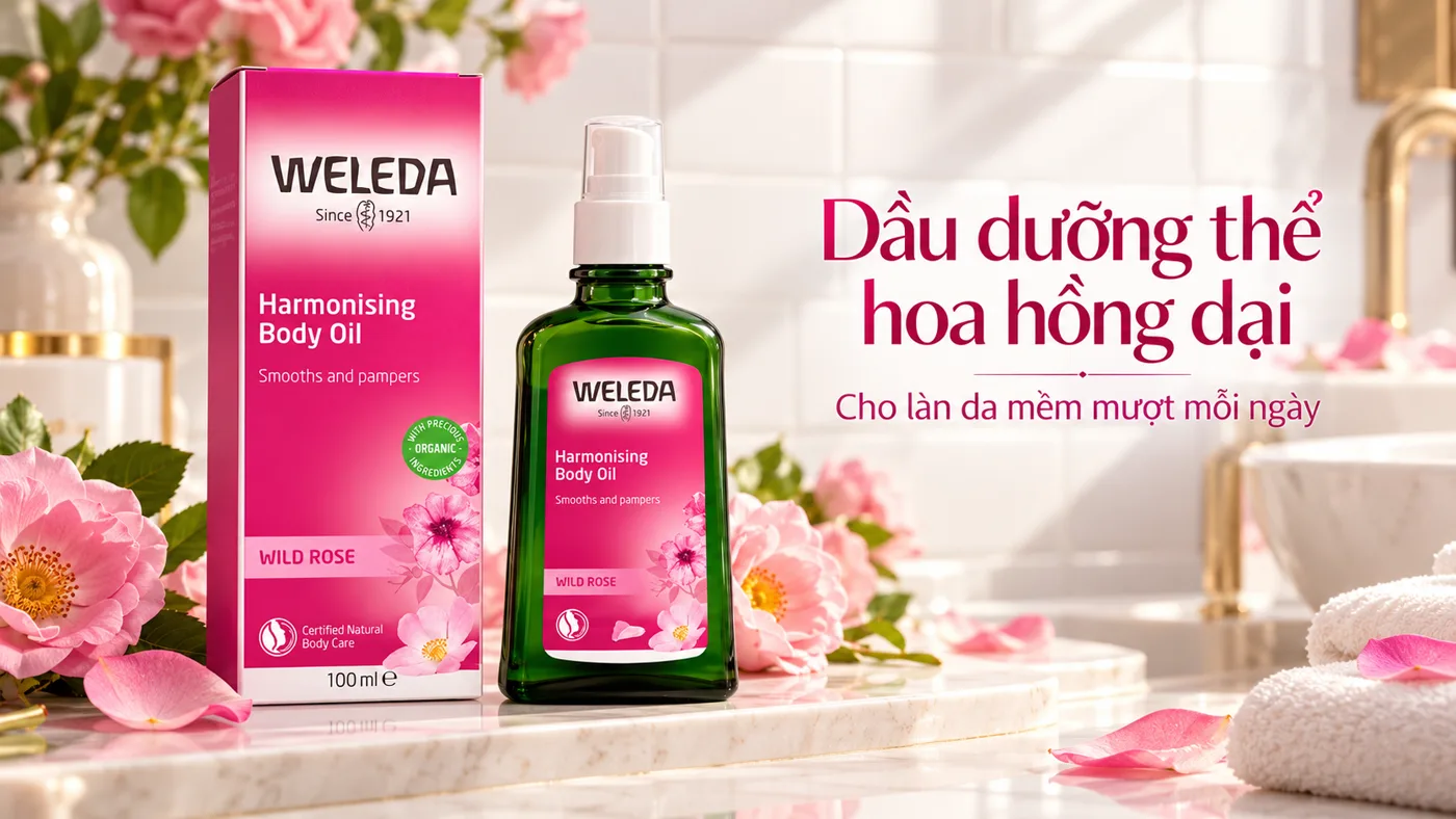 Tinh Dầu Body Weleda Wild Rose Body Oil - Cơ chế tác động sinh học