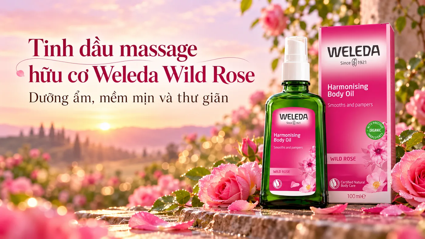 Tinh dầu Weleda Wild Rose Body Oil - Trải nghiệm thực tế