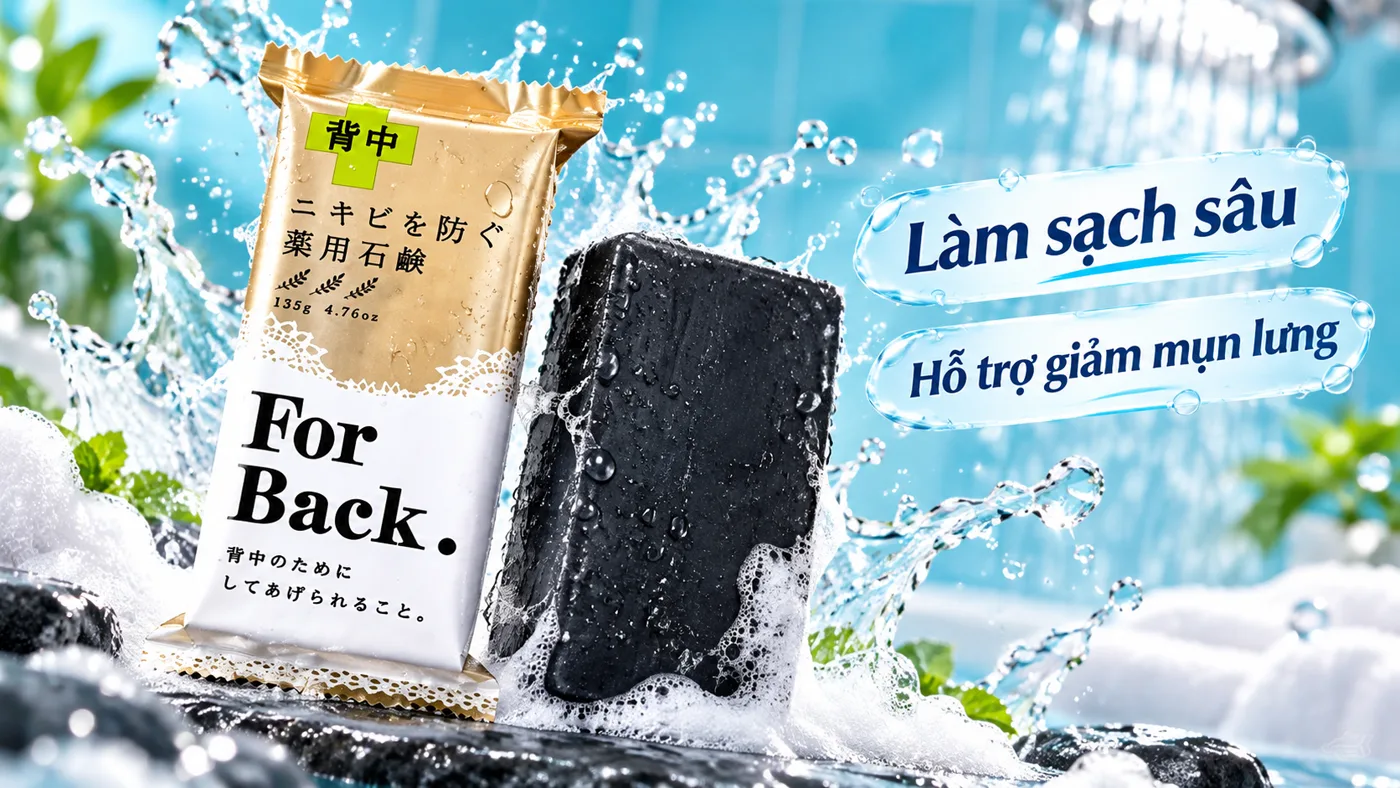Xà phòng trị mụn lưng Pelican For Back Medicated Soap - Cơ chế tác động hoạt chất sinh học