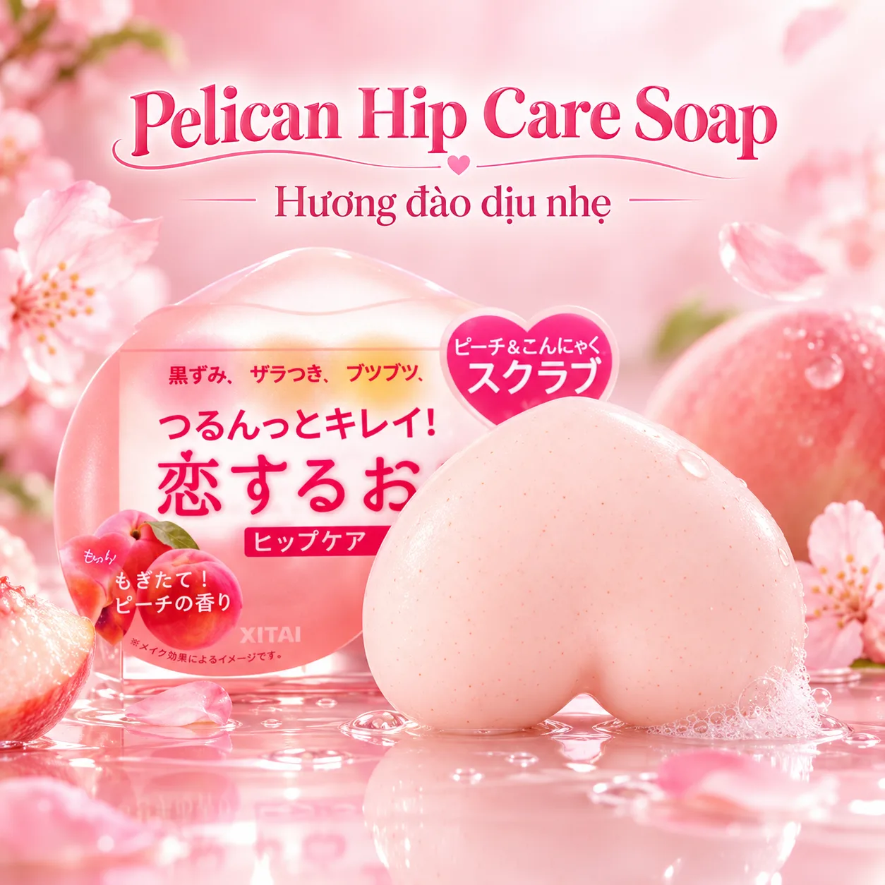 Xà Phòng Trị Thâm Mông Pelican Hip Care