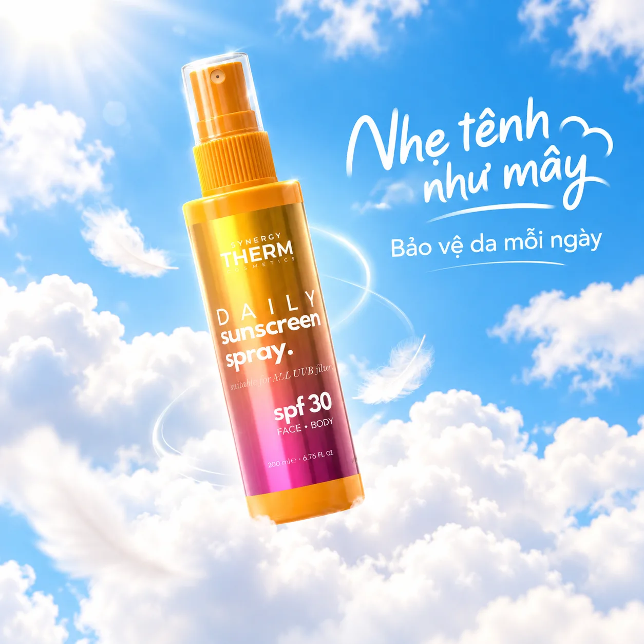 Xịt Chống Nắng Tóc & Da Đầu SPF30